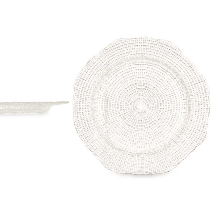 Plato Postre Vivalto 21 cm Cristal Transparente (24 Unidades) 2 Plato Postre Vivalto 21 cm Cristal Transparente (24 Unidades) 2