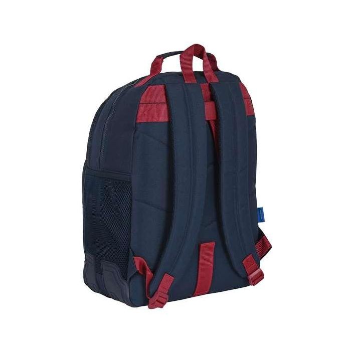 Mochila Escolar F.C. Barcelona Azul Granate (32 x 42 x 15 cm) 1