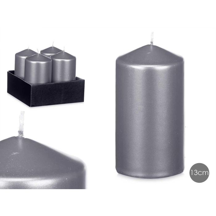 Vela Taco Plata 13Cm Acorde (24 Unidades) Vela Taco Plata 13Cm Acorde (24 Unidades)