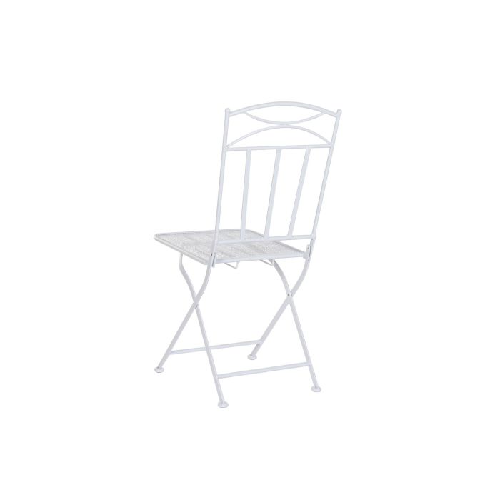 Mesa Terraza Y Jardin DKD Home Decor Blanco 60 x 70 x 60 cm Set de 3 6