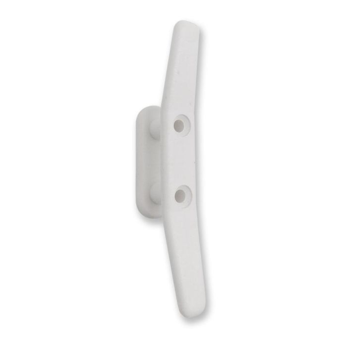 Micel 92572 Toldo TLD15 Polea Cornamusa 102mm Acero Acabado Blanco Rodamientos Interiores