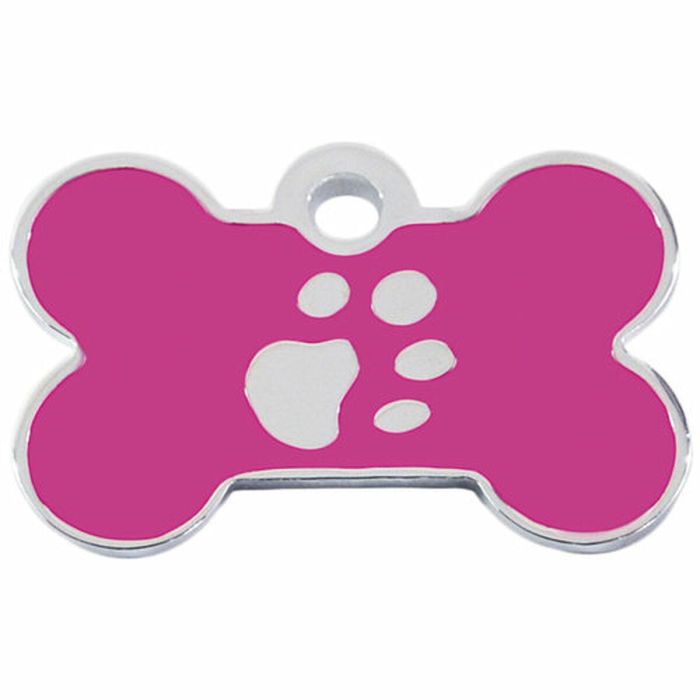 Placa identificativa Imarc Bone Rosa Plateado 1