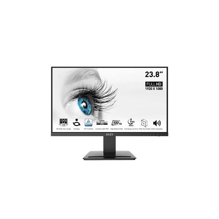 MSI MP243X Monitor 23.8" IPS FHD 75Hz FreeSync, 1920x1080, 4ms, HDMI/DisplayPort MSI MP243X Monitor 23.8" IPS FHD 75Hz FreeSync, 1920x1080, 4ms, HDMI/DisplayPort