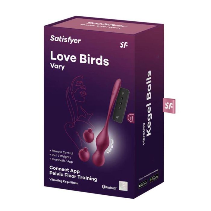 Satisfyer Love birds vary vibrador rojo