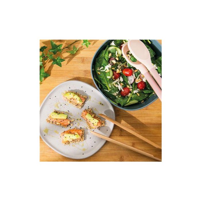 Berghoff 3950055 Bol con Tapa Grande para Ensalada, Pasta u Otros Platos - Moderno y Versátil 1