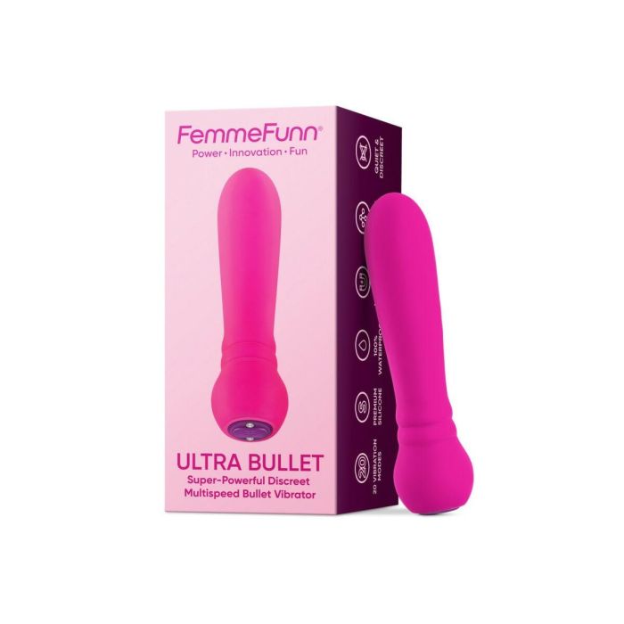 Vibrador FemmeFunn Ultra Bullet Rosa 4 Vibrador FemmeFunn Ultra Bullet Rosa 4