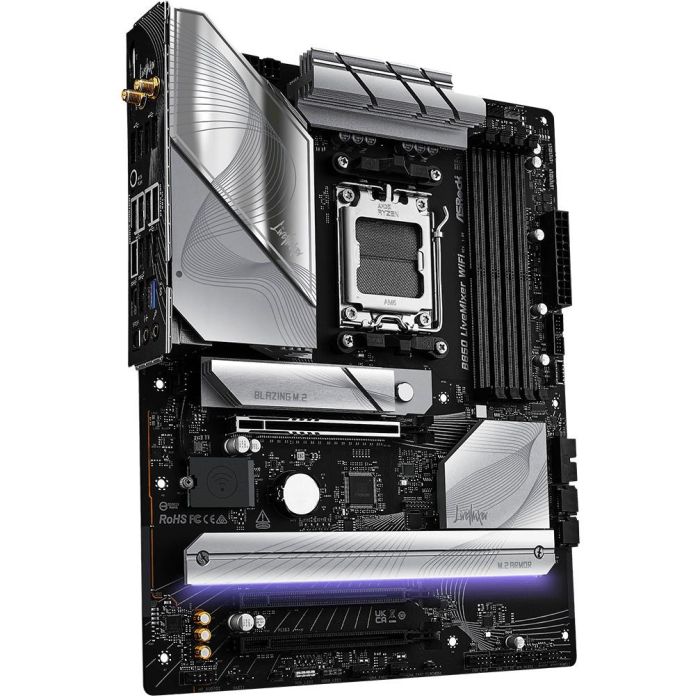 ASRock PLACA B850 LIVEMIXER WiFi, AMD AM5, B850, USB20G, WIFI7, ATX - 90-MXBQU0-A0UAYZ 3