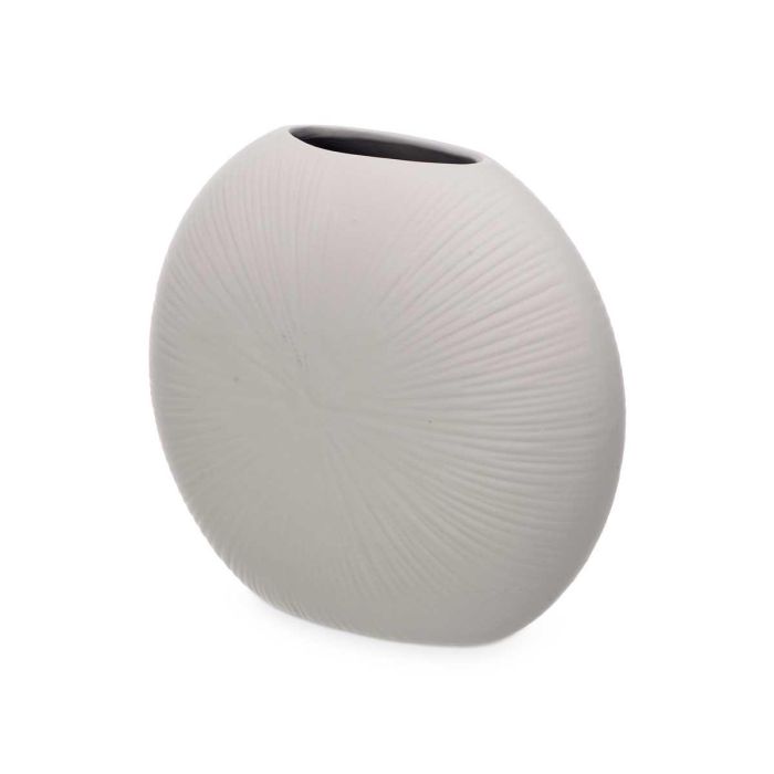 Jarron Ceramica Circular 29Cm Gris Giftdecor (4 Unidades) 1 Jarron Ceramica Circular 29Cm Gris Giftdecor (4 Unidades) 1