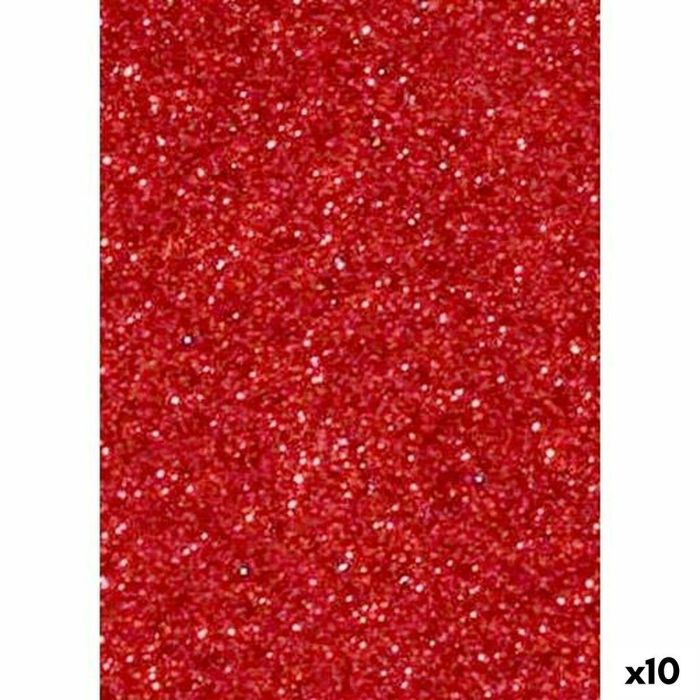 Goma Eva Fama Rojo 50 x 70 cm Purpurina (10 Unidades) 0 Goma Eva Fama Rojo 50 x 70 cm Purpurina (10 Unidades) 0