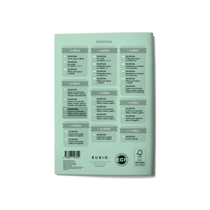 Rubio Cuaderno de Caligrafía Nº 4 2