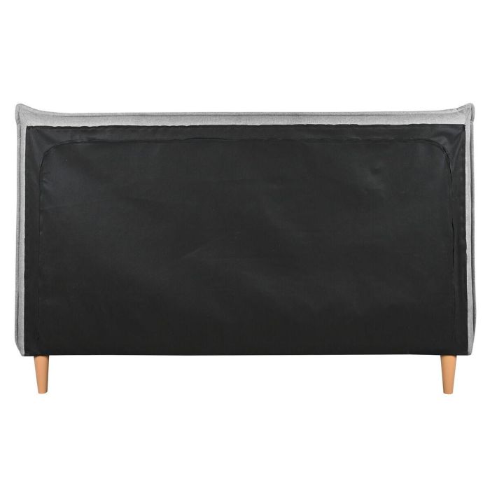 DKD Home Decor Cama Urban de Poliéster y Madera Gris Claro 150x200 (para colchón) 219x108x177 cm (cama) 8