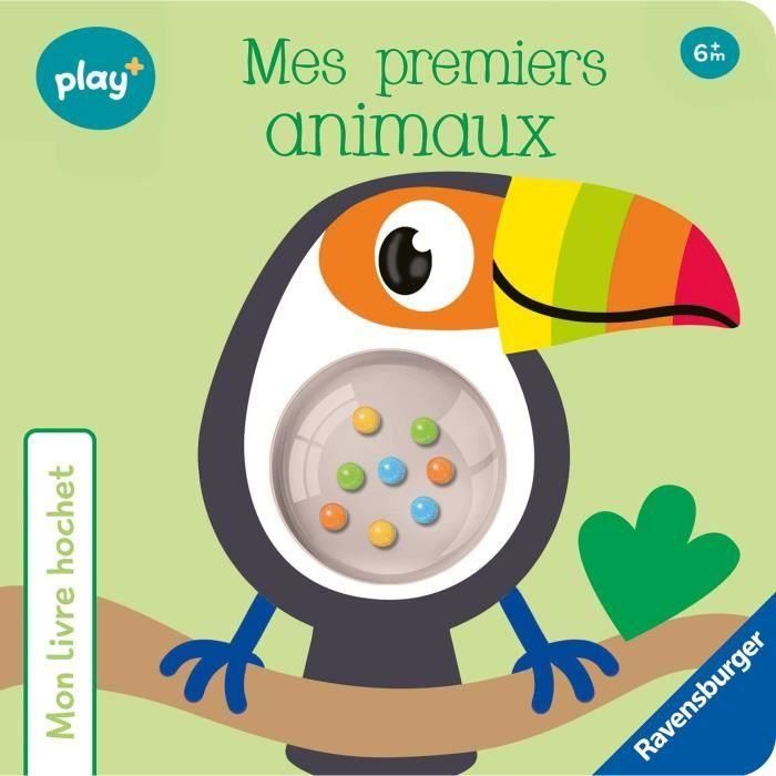 Ravensburger - Play + - Mi libro sonajero Mis primeros animales - 13099029 4 Ravensburger - Play + - Mi libro sonajero Mis primeros animales - 13099029 4