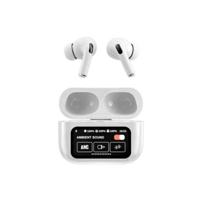 Qubo Auriculares Bluetooth TWS-400WT con Cancelación de Ruido Activa (ANC) y Ambiental (ENC), Autonomía 4h, Blancos, USB-C