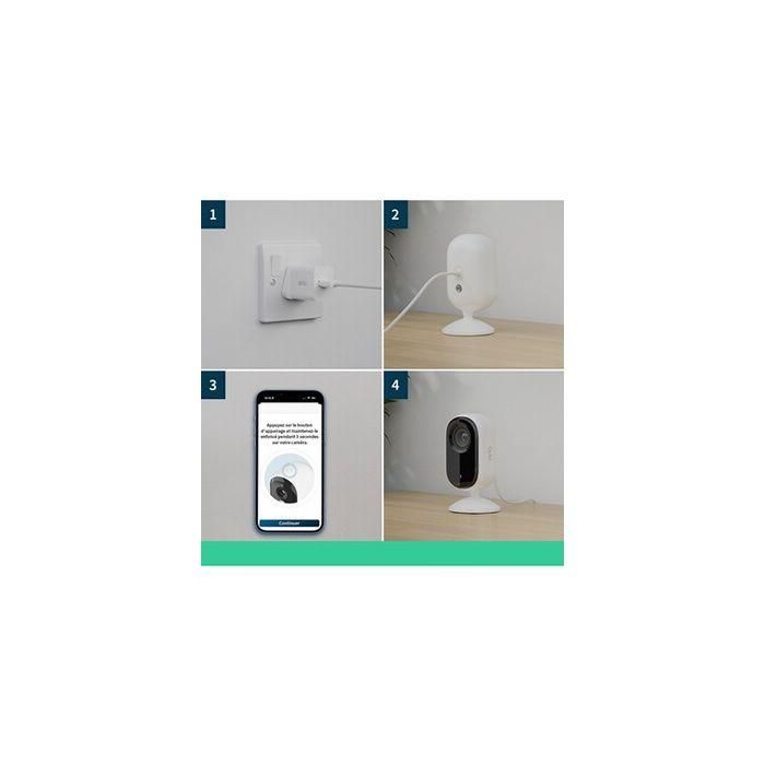 Arlo VMC3260-100EUS Cámara de Vigilancia 2K con Visión Nocturna a Color y 6 Meses de Batería 2
