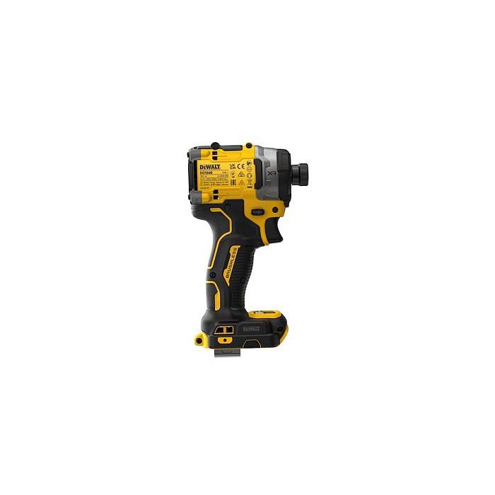 DeWALT DCF860NT-XJ Destornillador de Impacto 1/4" 18V Sin Escobillas, 4400Nm de Torque, Mango de Pistola, 3800 RPM, Negro y Amarillo 7 DeWALT DCF860NT-XJ Destornillador de Impacto 1/4" 18V Sin Escobillas, 4400Nm de Torque, Mango de Pistola, 3800 RPM, Negro y Amarillo 7