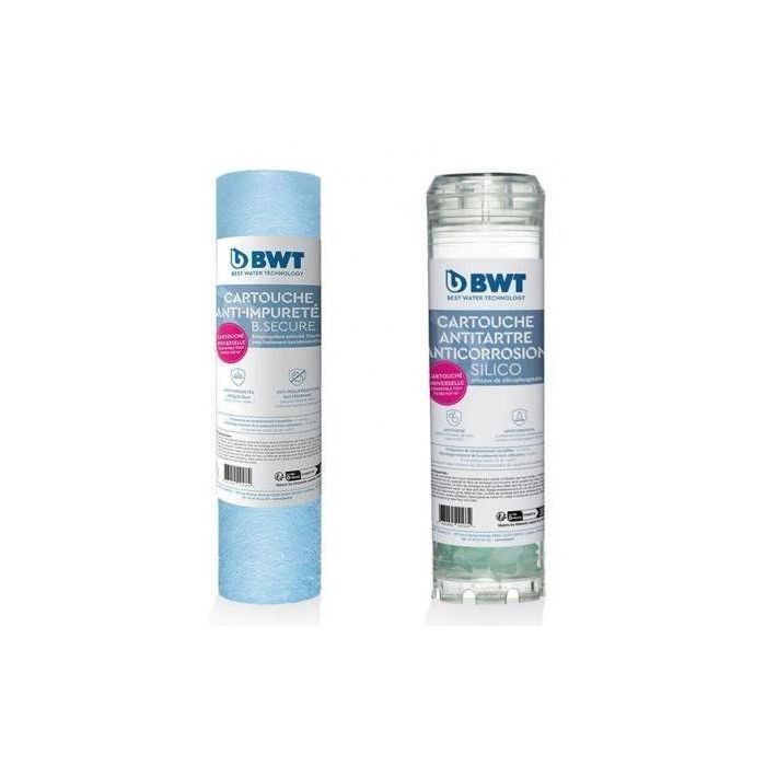 Pack antiincrustante anual - BWT - PILODIPHOS - B.SECURE + silicofosfato - Frecuencia de reposición: 12 meses