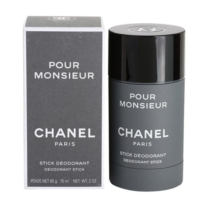 Chanel IL54A Desodorante en Stick POUR MONSIEUR 75 ml para Hombre, Fresco y Aromático con Protección Duradera