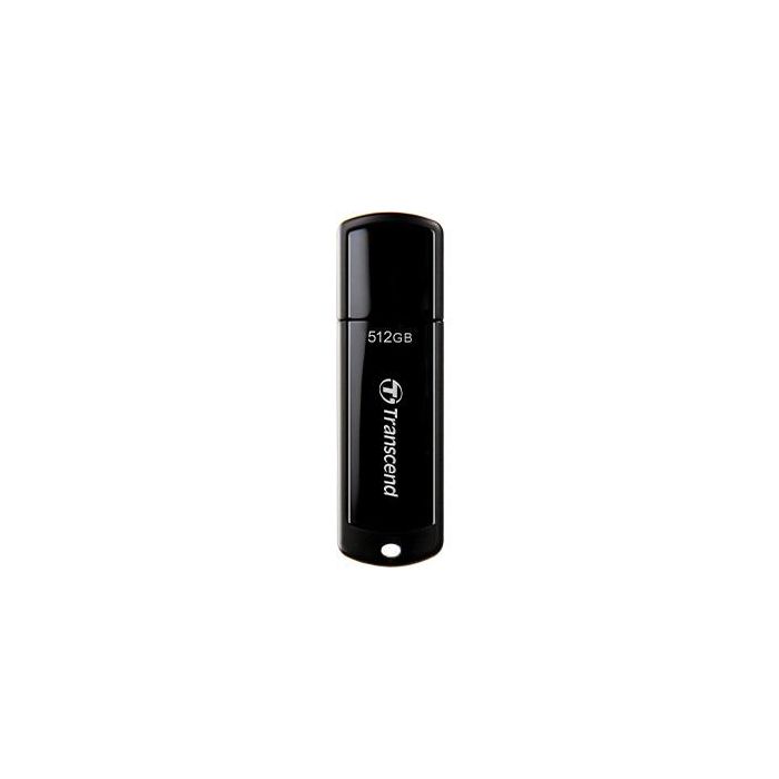 Transcend JetFlash 700 512GB USB 3.2 Gen 1 (3.1 Gen 1) Tapa Negro