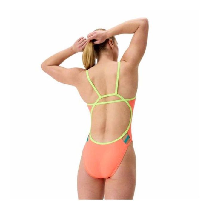 Bañador Mujer Speedo FL Solid Tri Back Coral 3