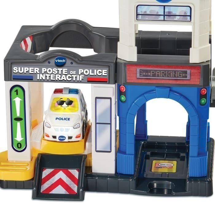 VTech VT80569905 Tut Tut Bólidos Pro Series - Comisaría Super Interactiva + Chris, Teniente de Policía 3
