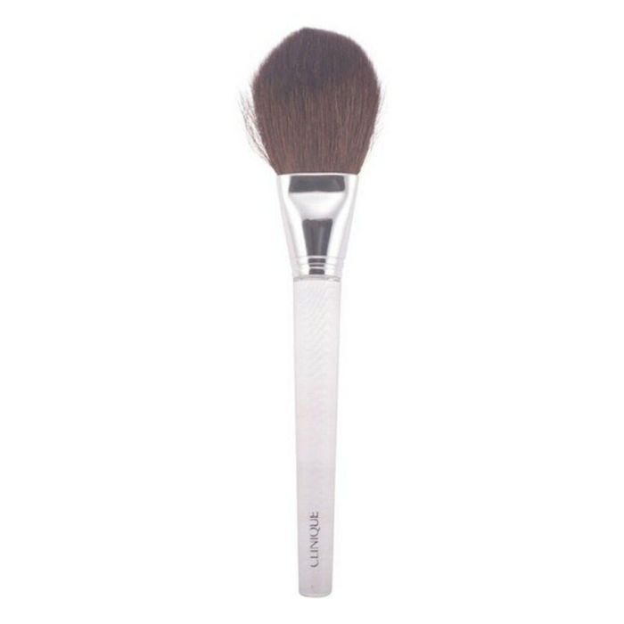 Clinique Brocha de Maquillaje BRUSH powder foundation para Base en Polvo. Diseño Cónico y Antibacteriano para Acabado Profesional. 1 Unidad.