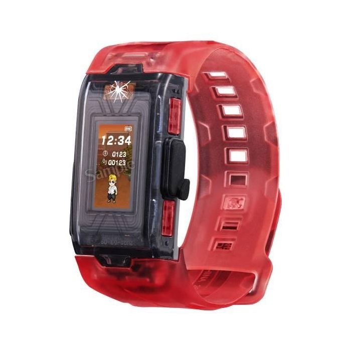 Bandai Pulsera Vital Tokyo Revengers BE Card con Correa Roja Transparente, Juguete Interactivo de Fitness para Niños, Regalo Anime