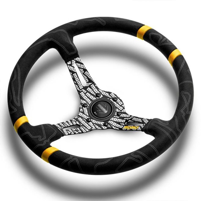 Volante Momo Ultra 350 mm Microfibra Negro MOMVULTRABLK350R 1 Volante Momo Ultra 350 mm Microfibra Negro MOMVULTRABLK350R 1