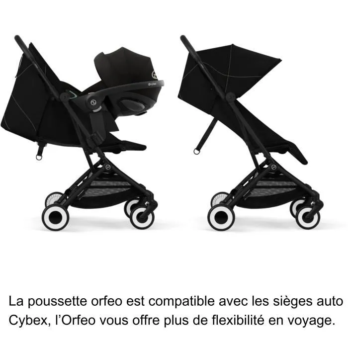 Cybex Cochecito Ultracompacto Orfeo 4 Ruedas Magic Black 4