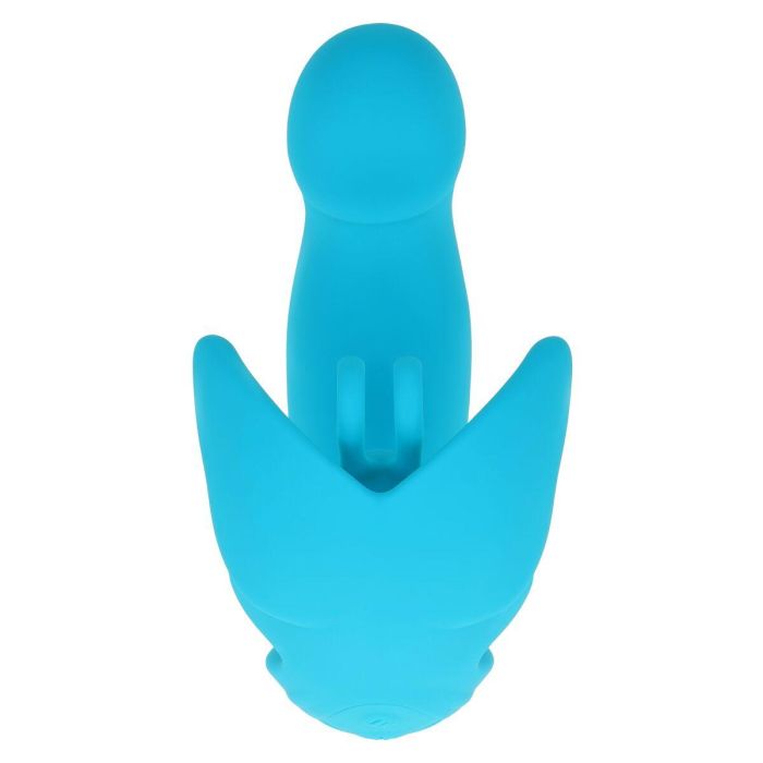 Vibrador Doble Estimulación Evolved Azul 4 Vibrador Doble Estimulación Evolved Azul 4