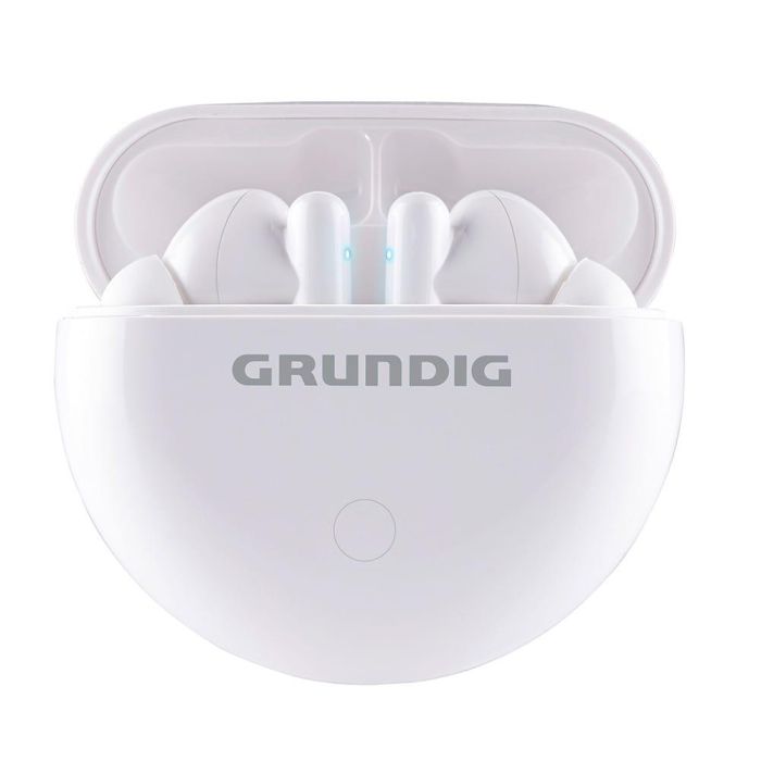 Grundig Auriculares Inalámbricos Earbuds Bluetooth Blanco con Estuche de Carga, Control Táctil, Carga USB-C y 3h Autonomía Grundig Auriculares Inalámbricos Earbuds Bluetooth Blanco con Estuche de Carga, Control Táctil, Carga USB-C y 3h Autonomía