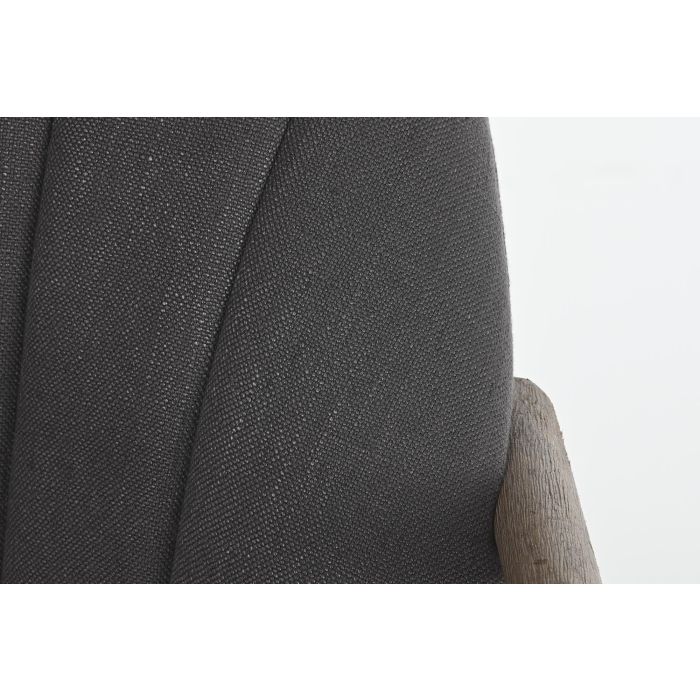 DKD Home Decor Butaca Moderna Tapizada Gris Oscuro, 69x89x68 cm, Estructura Abeto y Asiento Poliéster, Altura Asiento 45 cm 3
