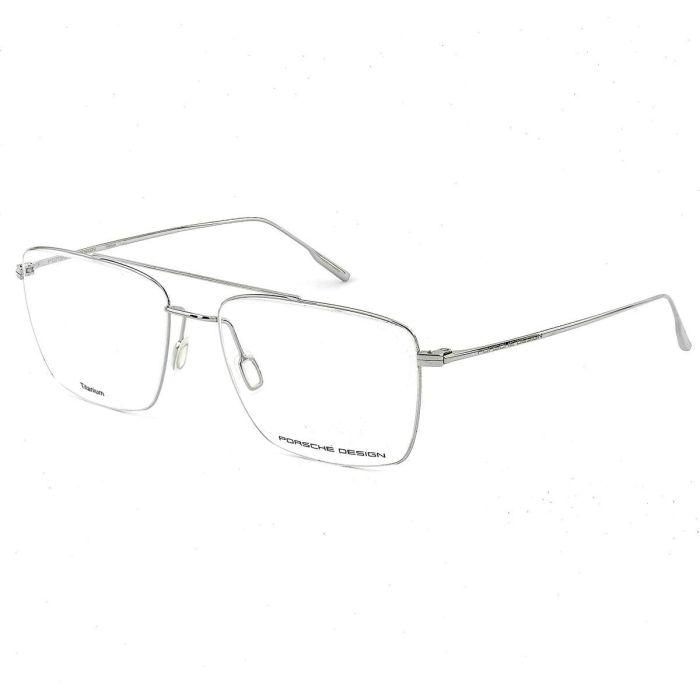 Montura de Gafas Hombre Porsche Design P8381-C-57 Plateado ø 57 mm 2