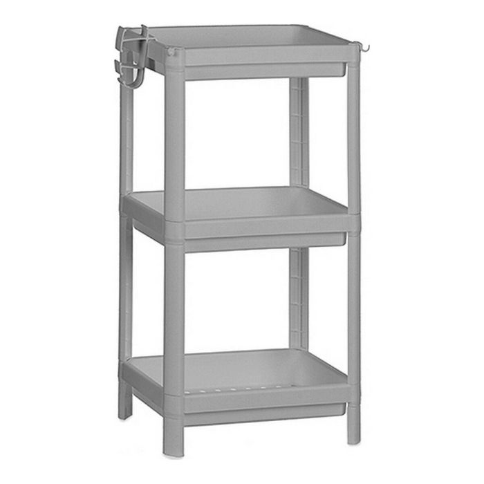 Estanteria Plastico Gris 3 Baldas 70,5Cm Berilo (8 Unidades) Estanteria Plastico Gris 3 Baldas 70,5Cm Berilo (8 Unidades)