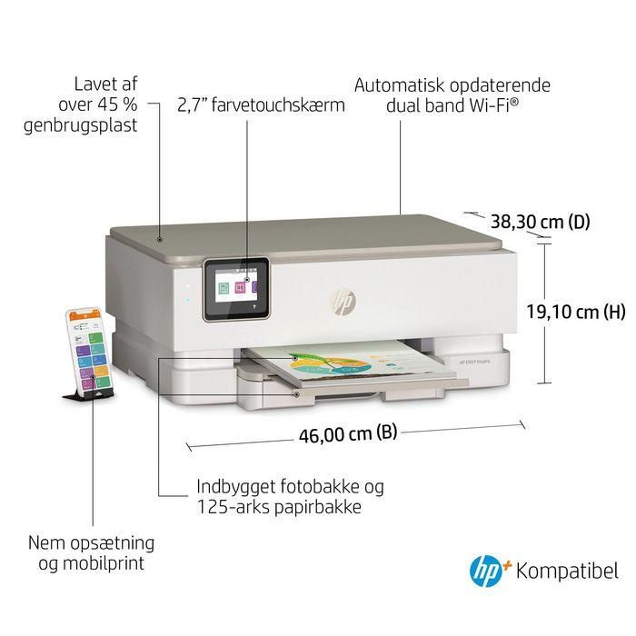 HP 242P6B V2 Impresora Multifunción Envy Inspire 7220e WiFi Doble Banda, Dúplex Automático, Imprime Escanea Copia, Color Blanca 24