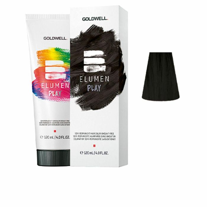 Goldwell ELUMEN PLAY coloración semi-permanente sin oxidantes #black 120 ml