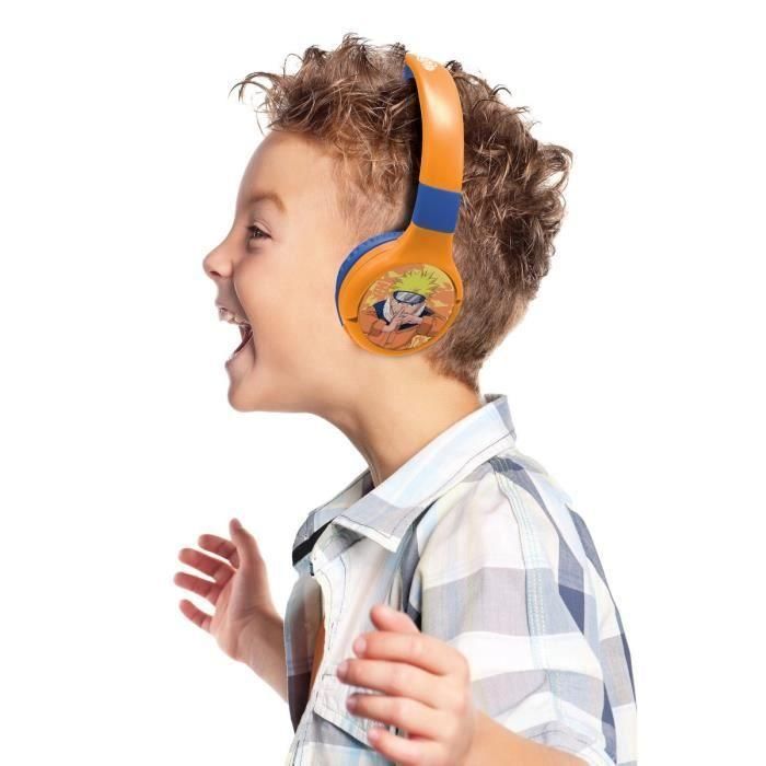 Auriculares con cable y Bluetooth 2 en 1 cómodos y plegables de Naruto con limitación de sonido 2 Auriculares con cable y Bluetooth 2 en 1 cómodos y plegables de Naruto con limitación de sonido 2