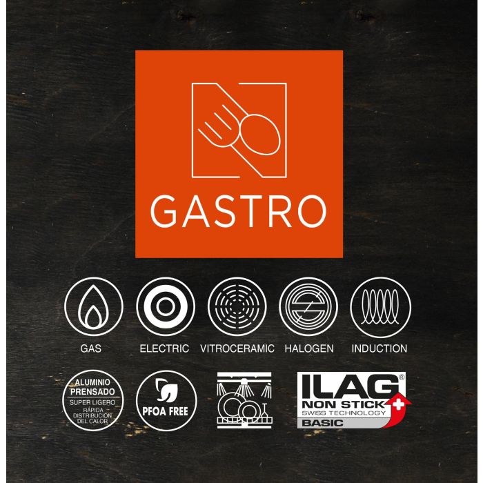 Sartén 22 cm Gastro Quttin (6 Unidades) 8 Sartén 22 cm Gastro Quttin (6 Unidades) 8