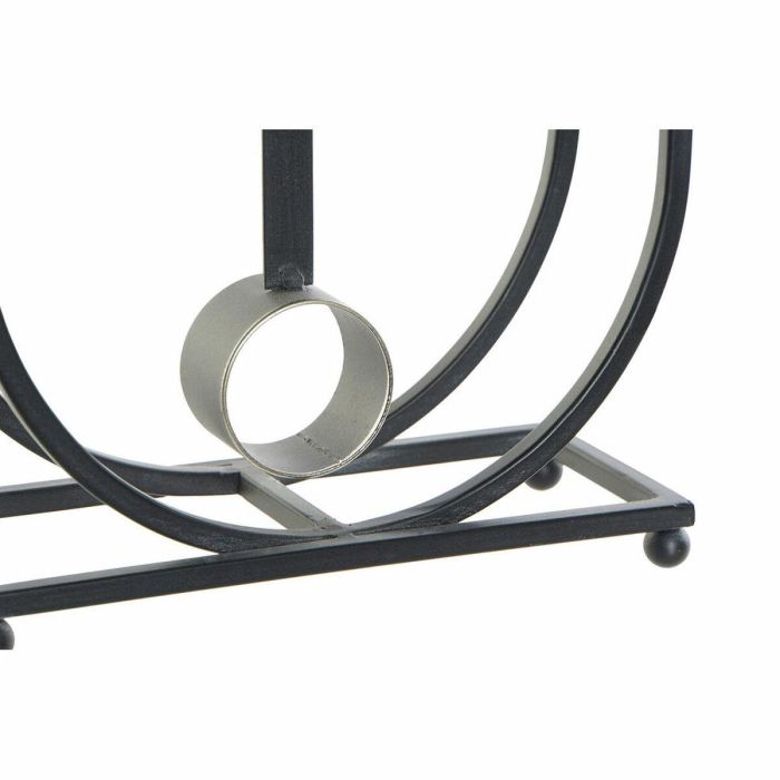 Reloj de Mesa DKD Home Decor Cristal Negro Hierro (16.5 x 7 x 25 cm) 1 Reloj de Mesa DKD Home Decor Cristal Negro Hierro (16.5 x 7 x 25 cm) 1