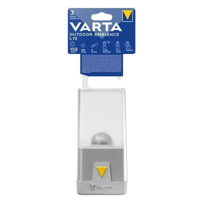 Varta 16666101111 Linterna de Camping LED L10 3AA, A prueba de golpes, Resistente al agua IPX4, con varios modos de color 2 Varta 16666101111 Linterna de Camping LED L10 3AA, A prueba de golpes, Resistente al agua IPX4, con varios modos de color 2