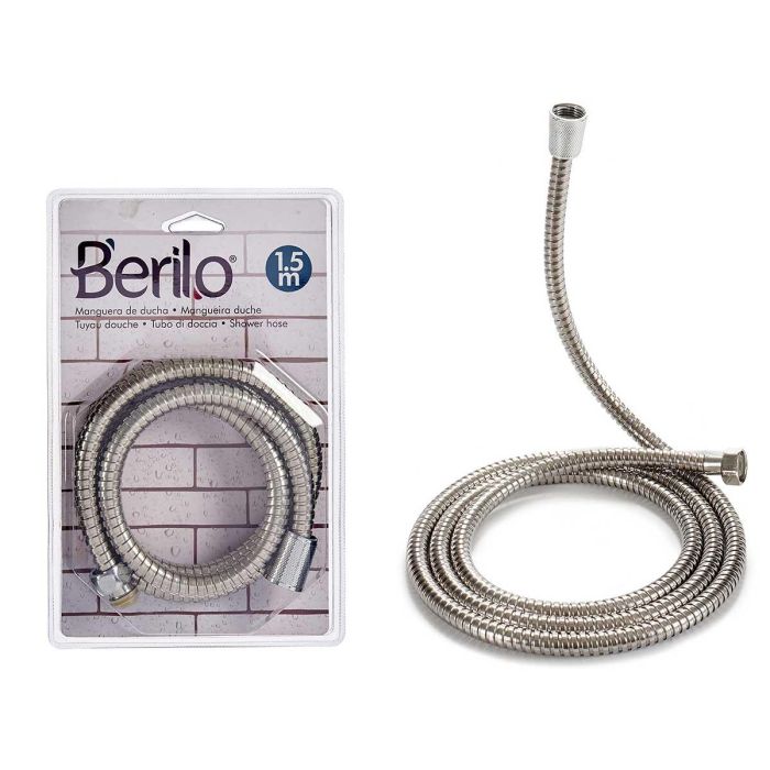 Manguera Ducha Metal 1,5M Berilo 15X4CM (24 Unidades) Manguera Ducha Metal 1,5M Berilo 15X4CM (24 Unidades)