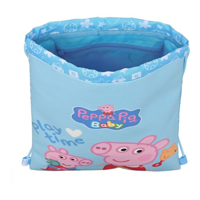 Bolsa Mochila con Cuerdas Peppa Pig Baby (26 x 34 x 1 cm) Bolsa Mochila con Cuerdas Peppa Pig Baby (26 x 34 x 1 cm)