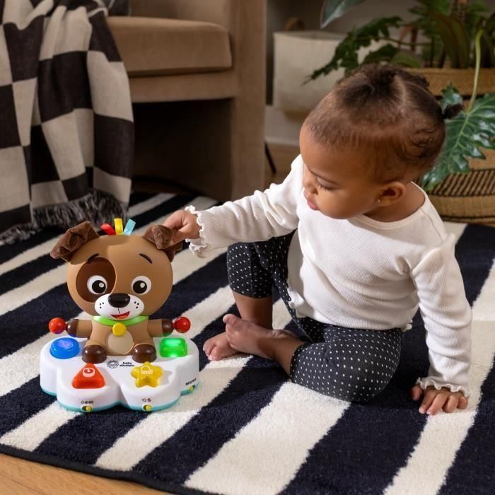 Baby Einstein Tambor Musical Multisensorial Interactivo con Música, Luces y Colores. Juguete Educativo Multilingüe 4 Idiomas para Desarrollo Motor 4