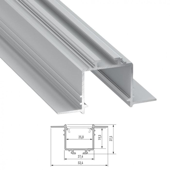 Perfíl Aluminio SUBLI 2,02M 1 Perfíl Aluminio SUBLI 2,02M 1