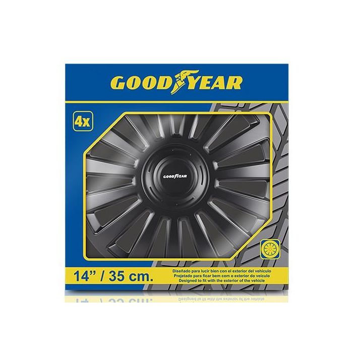 Tapacubos Melbourne Negro 14" GOD9067 4 Tapacubos Melbourne Negro 14" GOD9067 4