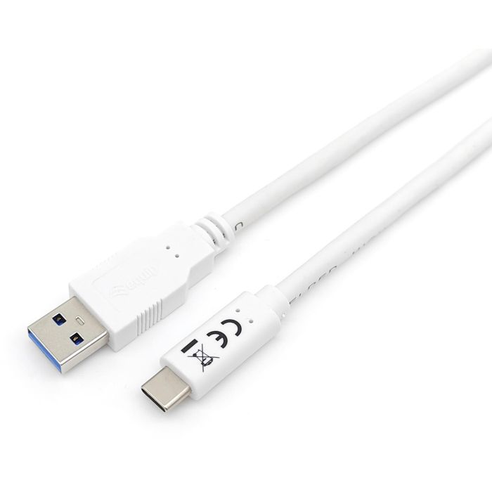 Equip Kabel USB-A 3.2 -> C St/St 2.00m 3A/20V ws 0 Equip Kabel USB-A 3.2 -> C St/St 2.00m 3A/20V ws 0