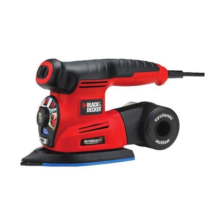 Black + Decker Multi-lijadora 4 en 1 AutoSelect 220W | Ajuste automático de velocidad | Cambio de base sin herramientas 1 Black + Decker Multi-lijadora 4 en 1 AutoSelect 220W | Ajuste automático de velocidad | Cambio de base sin herramientas 1