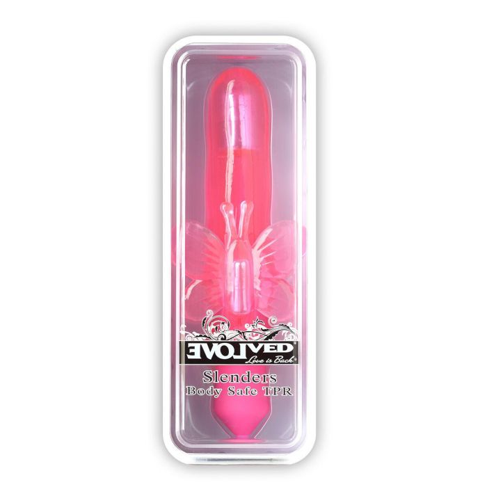 Vibrador Punto G Evolved Slenders Flutter Rosa Mariposa 1