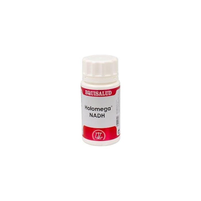 Holomega NADH 5mg 50 Cápsulas. Estimula neurotransmisores, mejora concentración y carácter. Apto para vegetarianos y diabéticos.