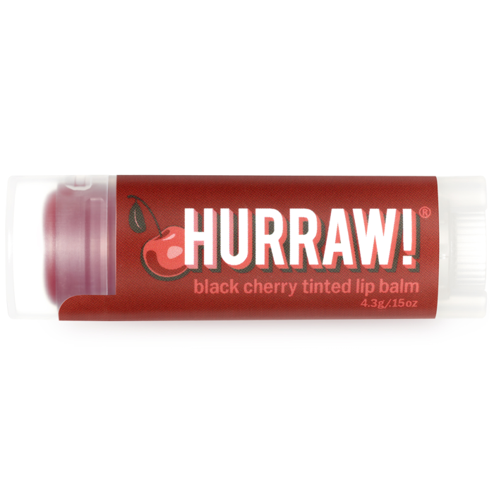 Hurraw Balsamo Labial Tintado Cereza Negra