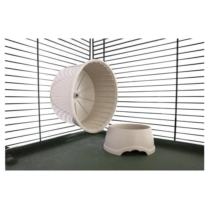 Kerbl Jaula para animales pequeños FLAT NATURE KER8022967062176 80 x 45 x 53 cm 3 plantas 1